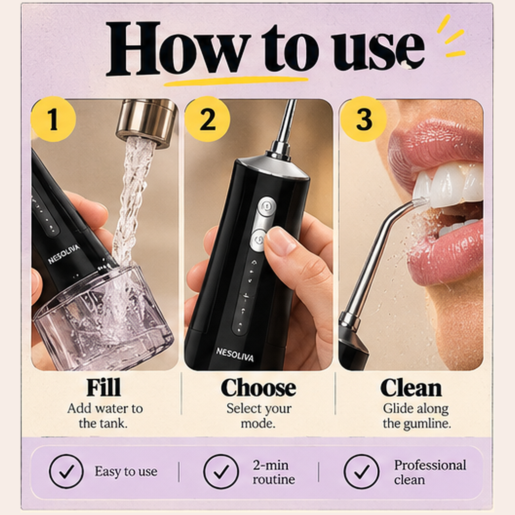Nesoliva® - Water Flosser